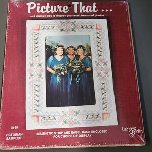 New Berlin Victorian Sampler Picture That Cross Stitch Kit Magnetic‎ Easel 2168